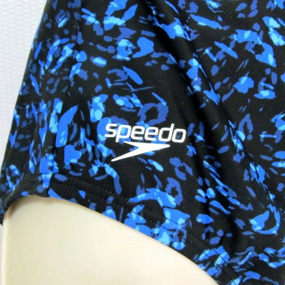 Speedo Competition Swimsuit Size 6 Lined One Piece Swimwear Print - Picture 5 of 16